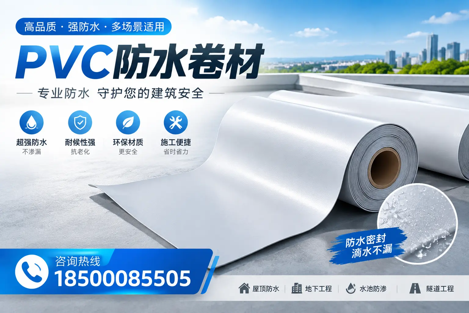 PVC防水卷材的市场竞争分析，铜川品牌选择参考